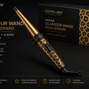 RIZADOR GLAMOUR WAND GOLD LEOPARD