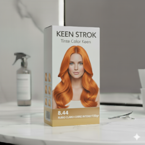Keen Strok Tinte Color Keen 8.44 Rubio Claro Cobre Intenso 100gr