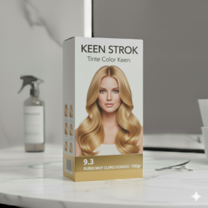 Keen Strok Tinte Color Keen 9.3 Rubio Muy Claro Dorado 100gr